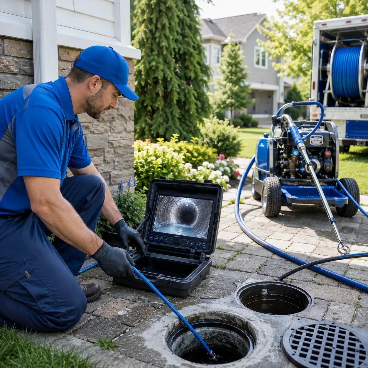 Outdoor drain cleaning professionals serving Hancock, NH